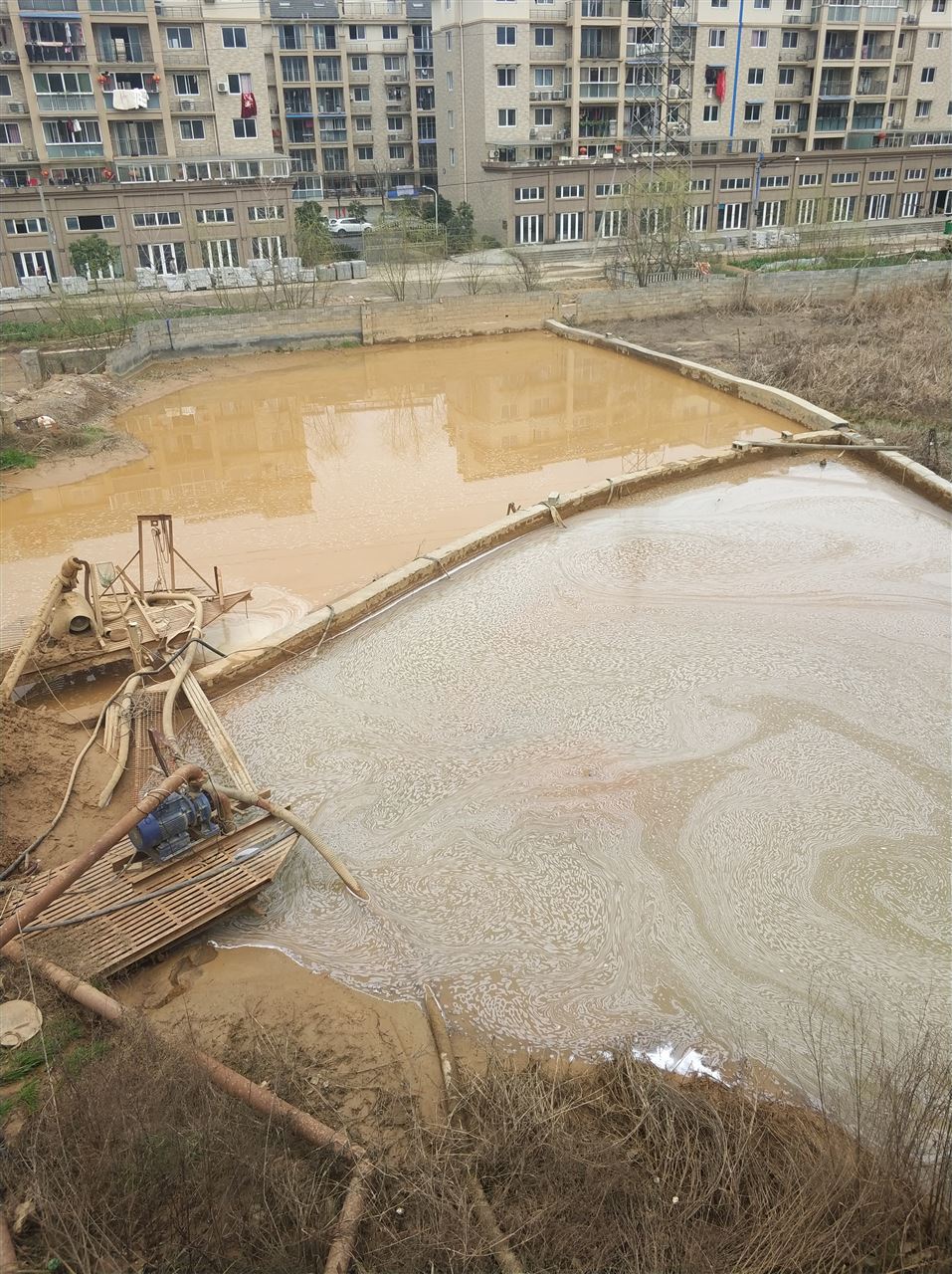 湟中沉淀池淤泥清理-厂区废水池淤泥清淤